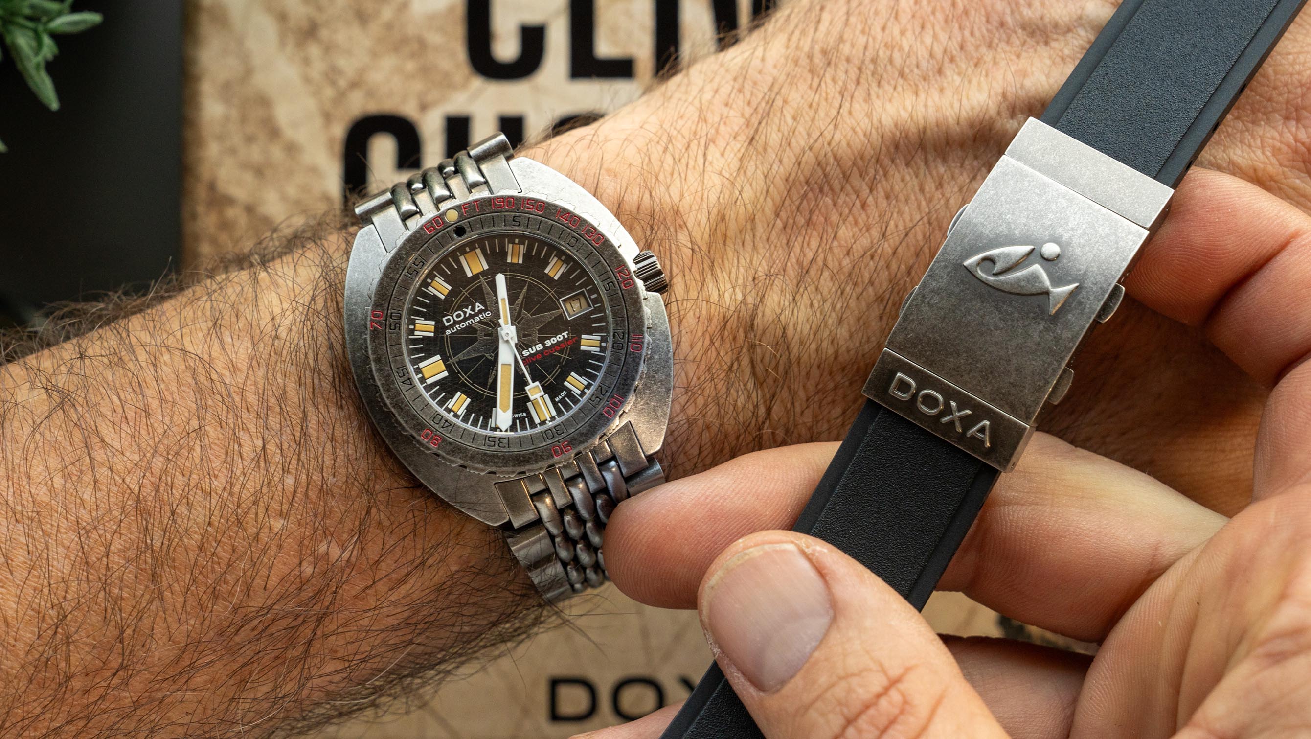 Doxa shark hunter best sale