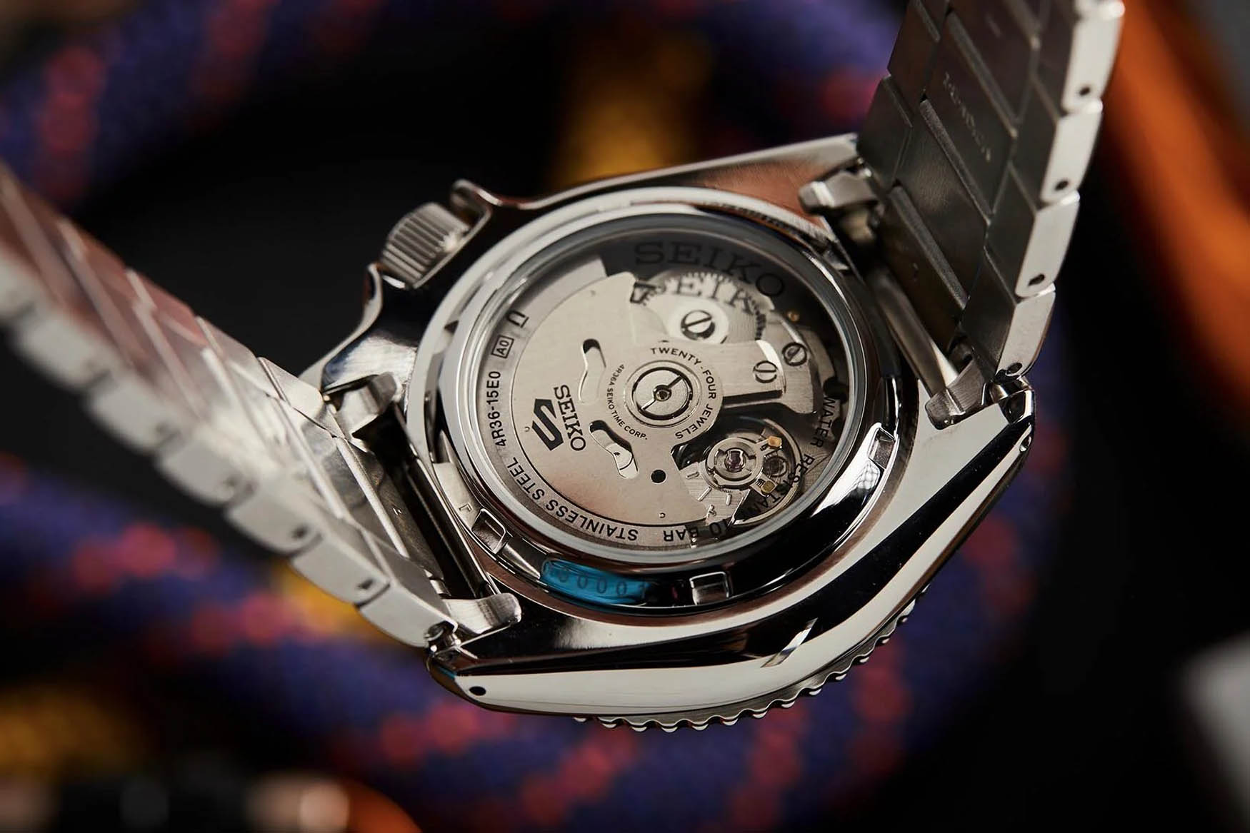 Seiko 5 Sports Caseback