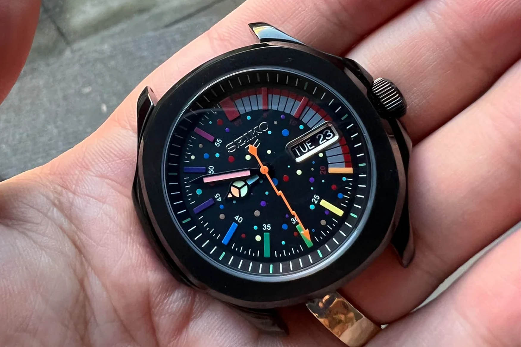 Seiko modded dial and hands