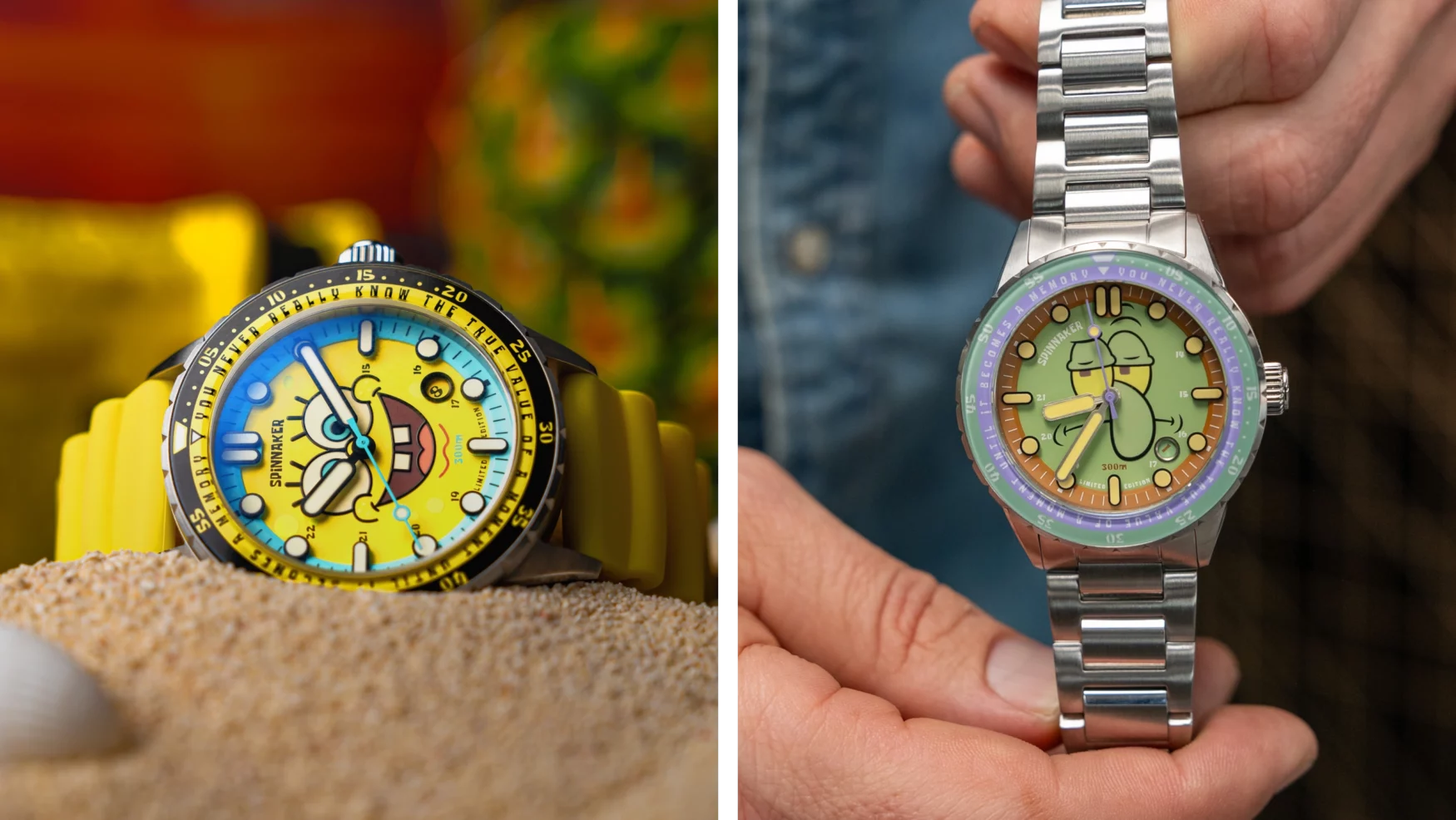 Spinnaker Hass Automatic SpongeBob SquarePants 25th Limited Edition feature