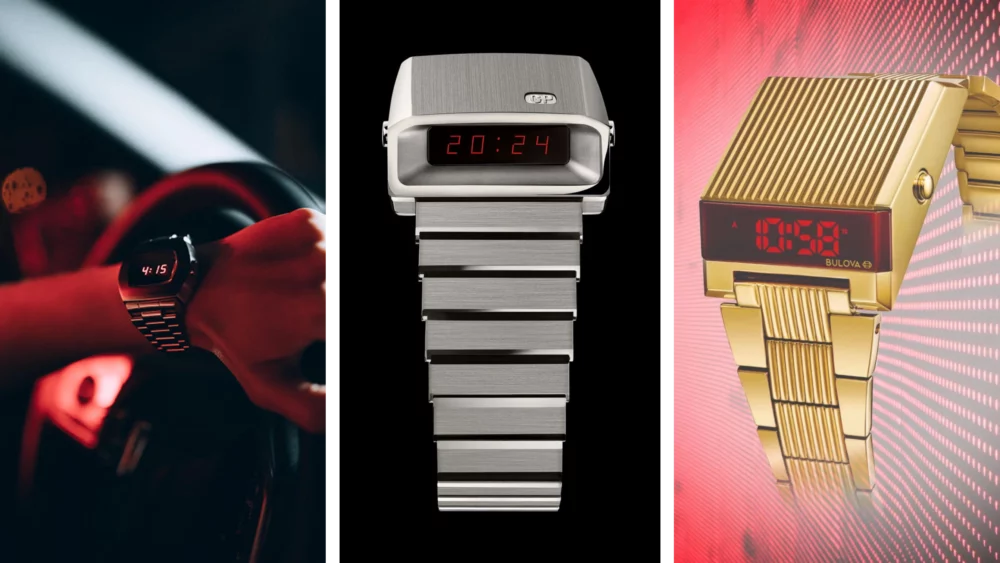 6 of the best modern LED watches that are a total blast from the past