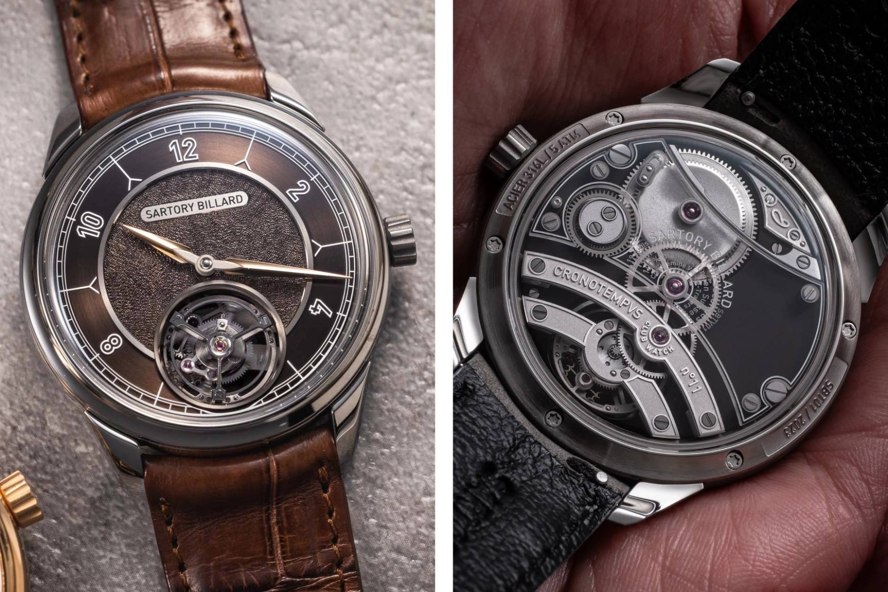 sartory billard sb06 dial and movement