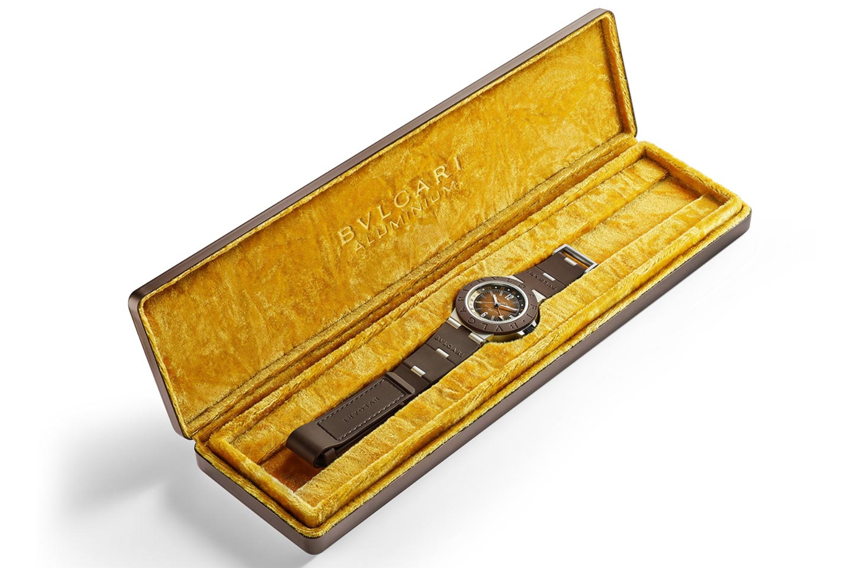 Bulgari Aluminium GMT x Fender Limited Edition box