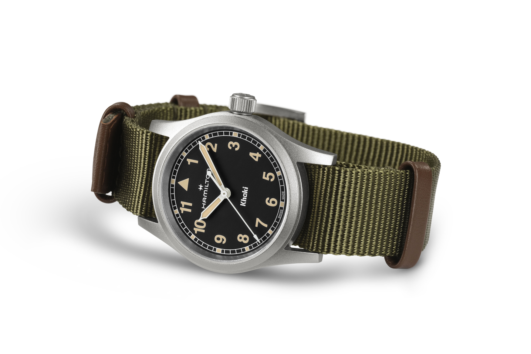 Hamilton Khaki Field Quartz Collection black old radium