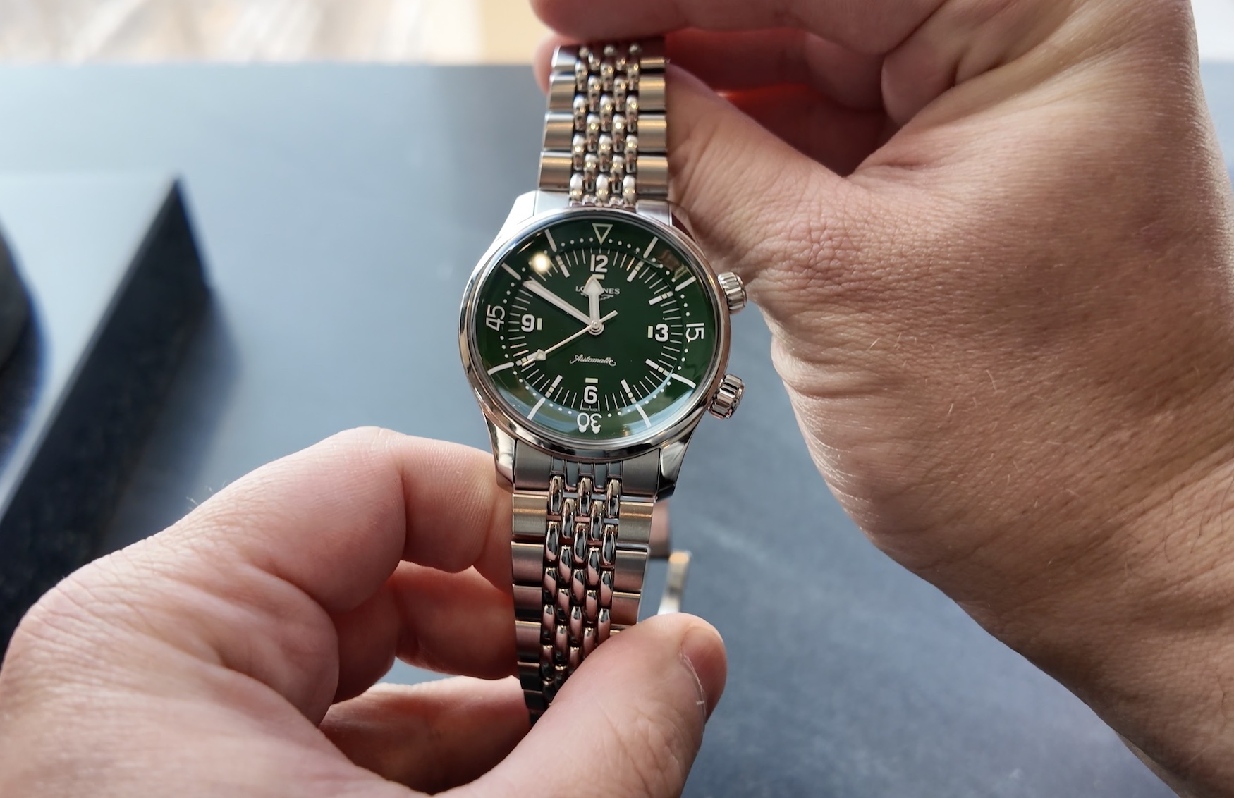 Longines Legend Diver 39mm green terracota 2024 3