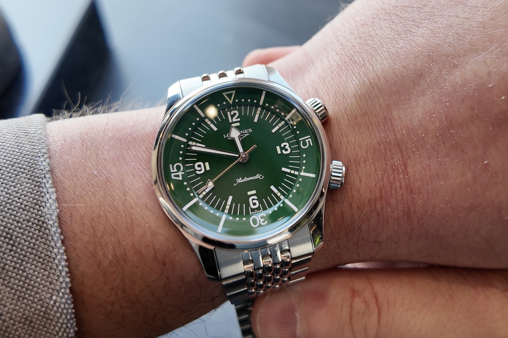 Longines Legend Diver 39mm green terracota 2024 5