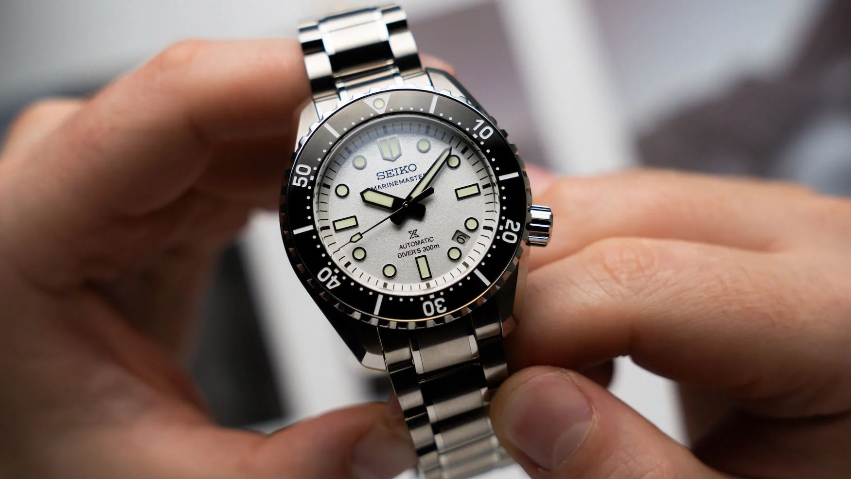 Seiko Prospex Marinemaster SLA077 SLA079 HANDS ON