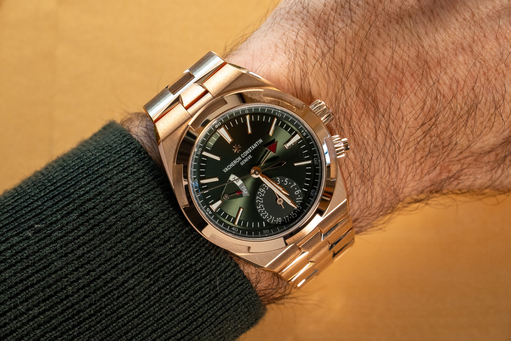 Vacheron Constantin Overseas Dual Time Green Gold