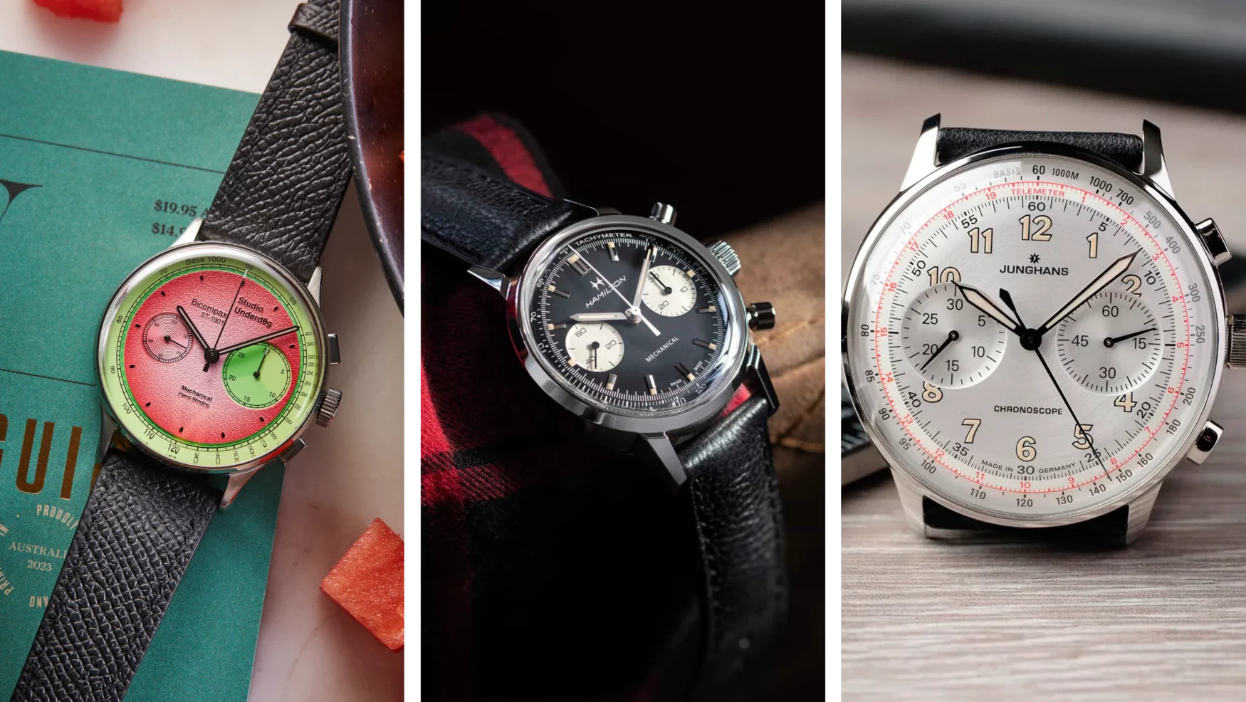 best affordable mechanical chronographs feature