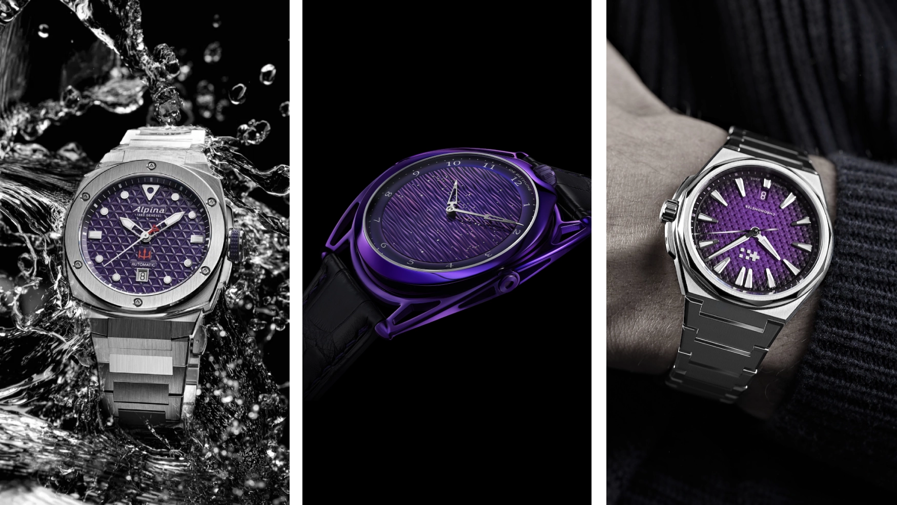 purple dial watches de bethune db28 xs purple rain alpina seastrong diver extreme christopher ward the twelve feature