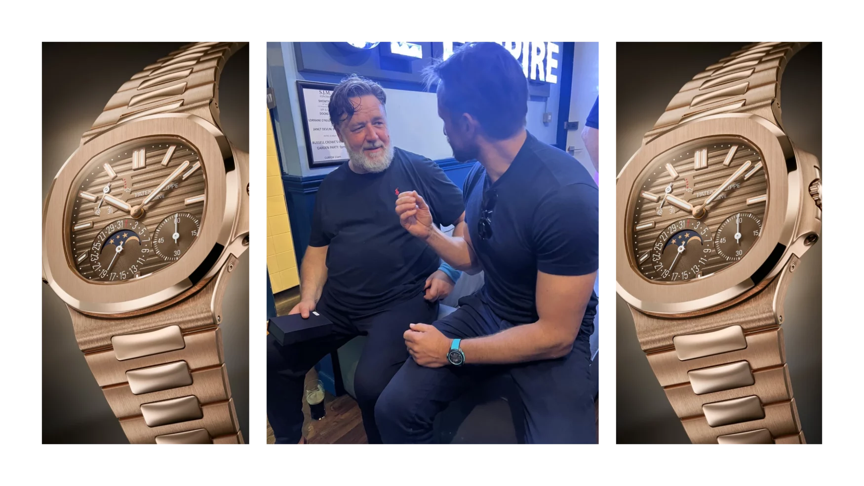 russell crowe patek philippe nautilus 5712 rose gold desktop