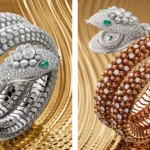 Bulgari’s new Serpenti Misteriosi Pallini feature gems and gold beads that actually move like scales