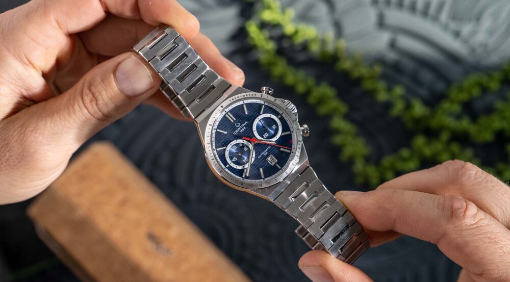 The Certina DS-7 Chrono gets an automatic movement and a padel inspired dial