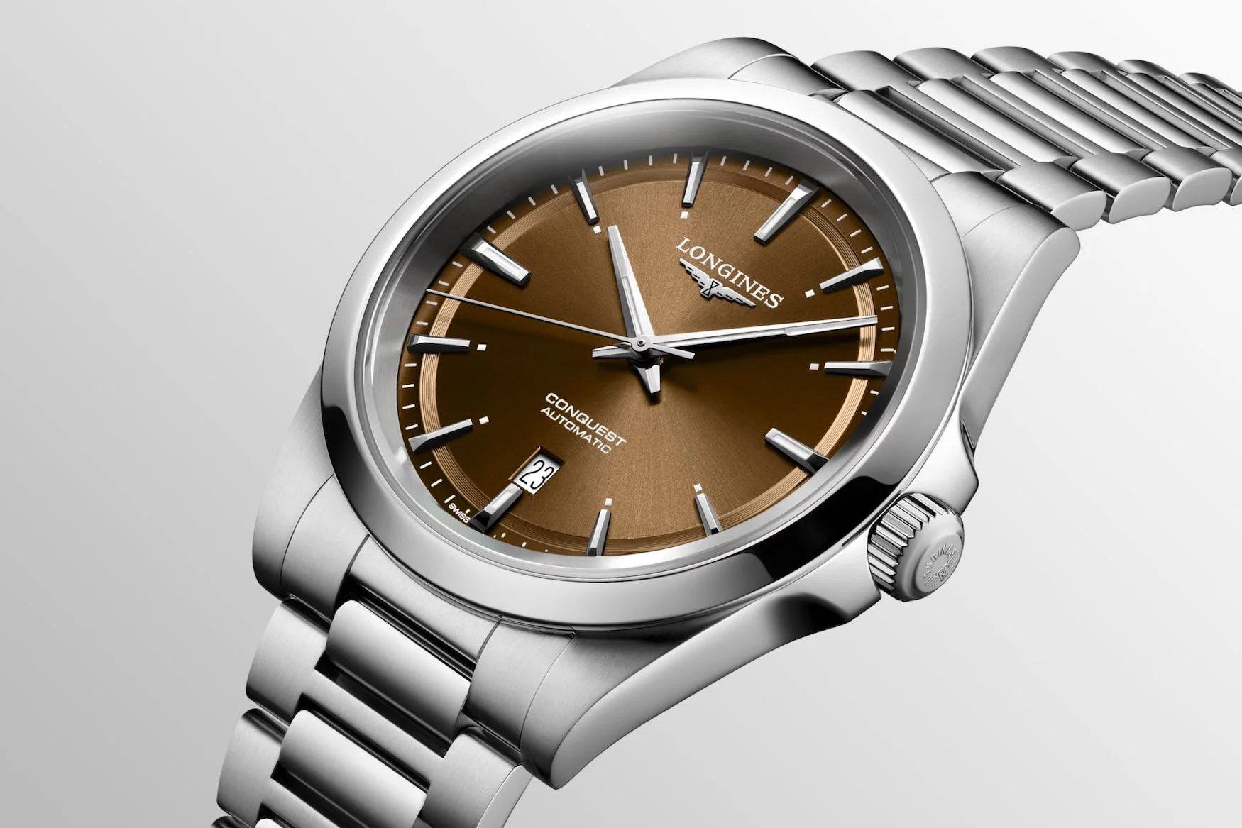 Longines Conquest Automatic 41 best brown dial watches