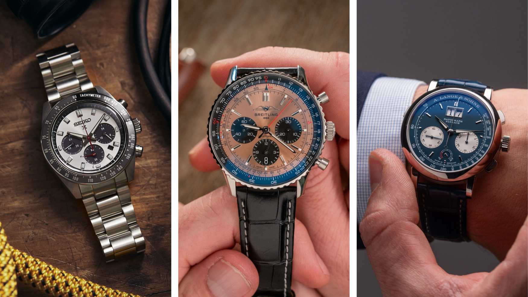 best panda dial chronographs feature