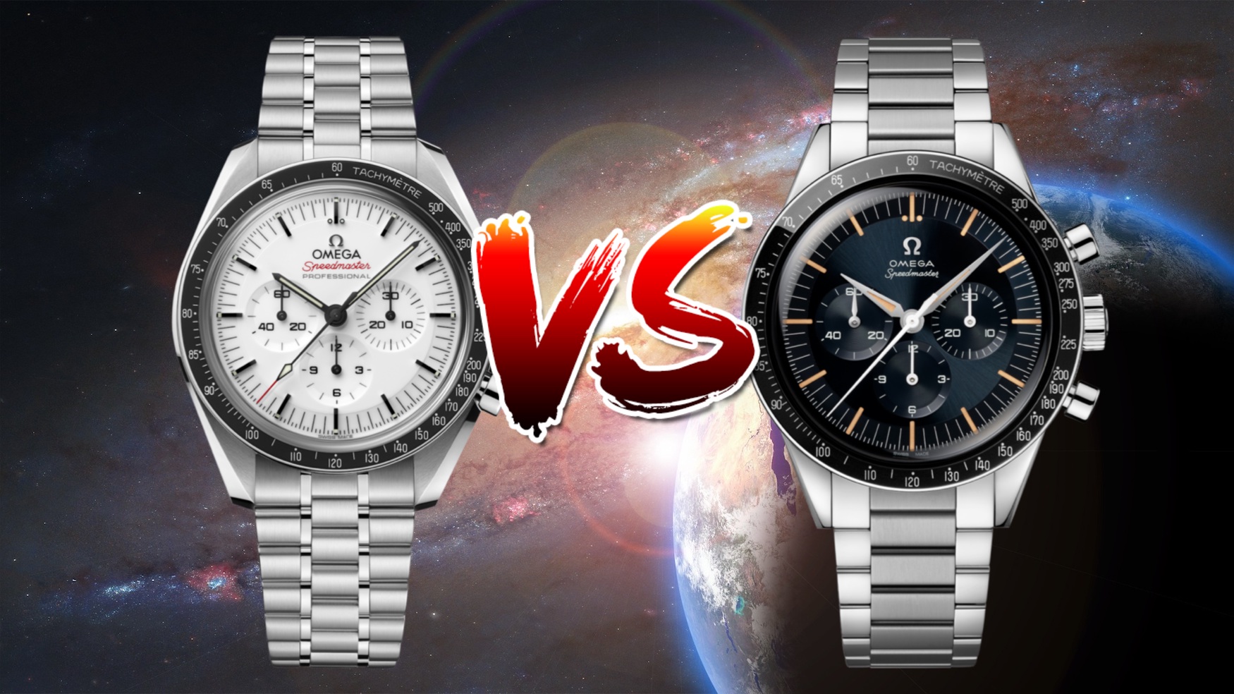 First Omega in Space vs white Speedmaster Moonwatch VIDEO