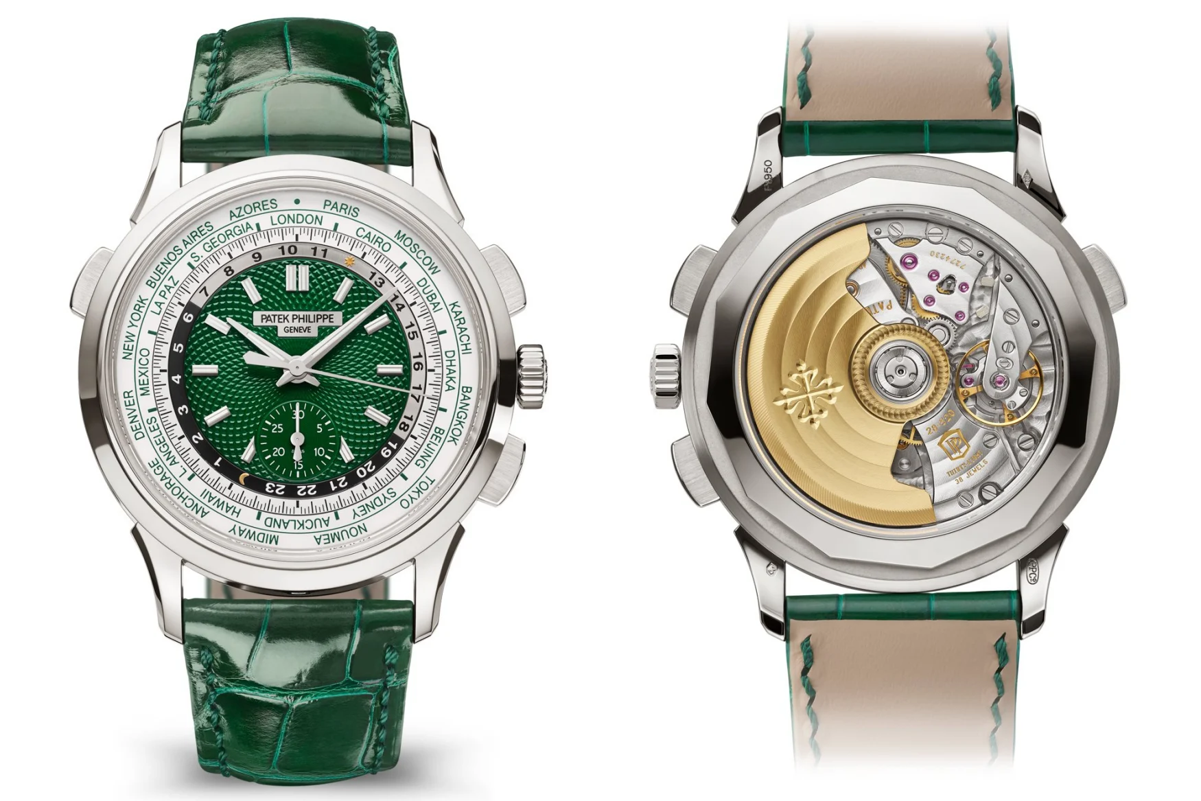 Patek Philippe 5930P green best platinum watches