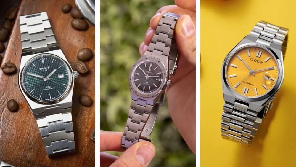 The best options for an integrated bracelet sports watch for less