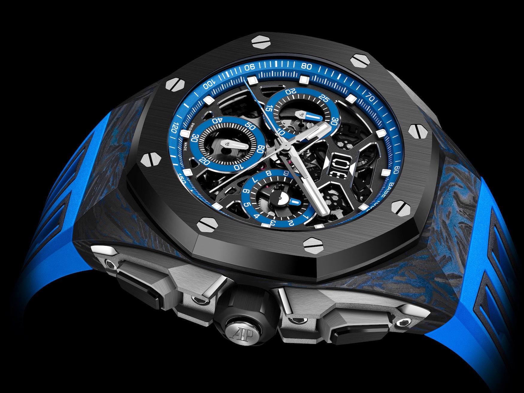 audemars piguet royal oak concept split seconds chronograph gmt large date 43 mm 26650FO.OO.D353CA.01