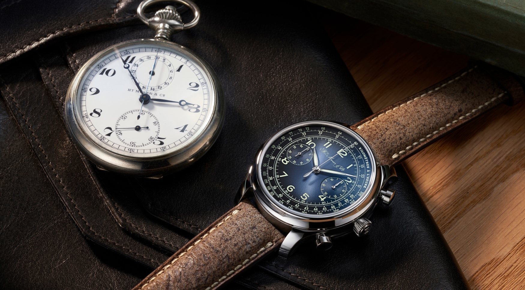 h moser massena lab endeavour chronograph compax feature