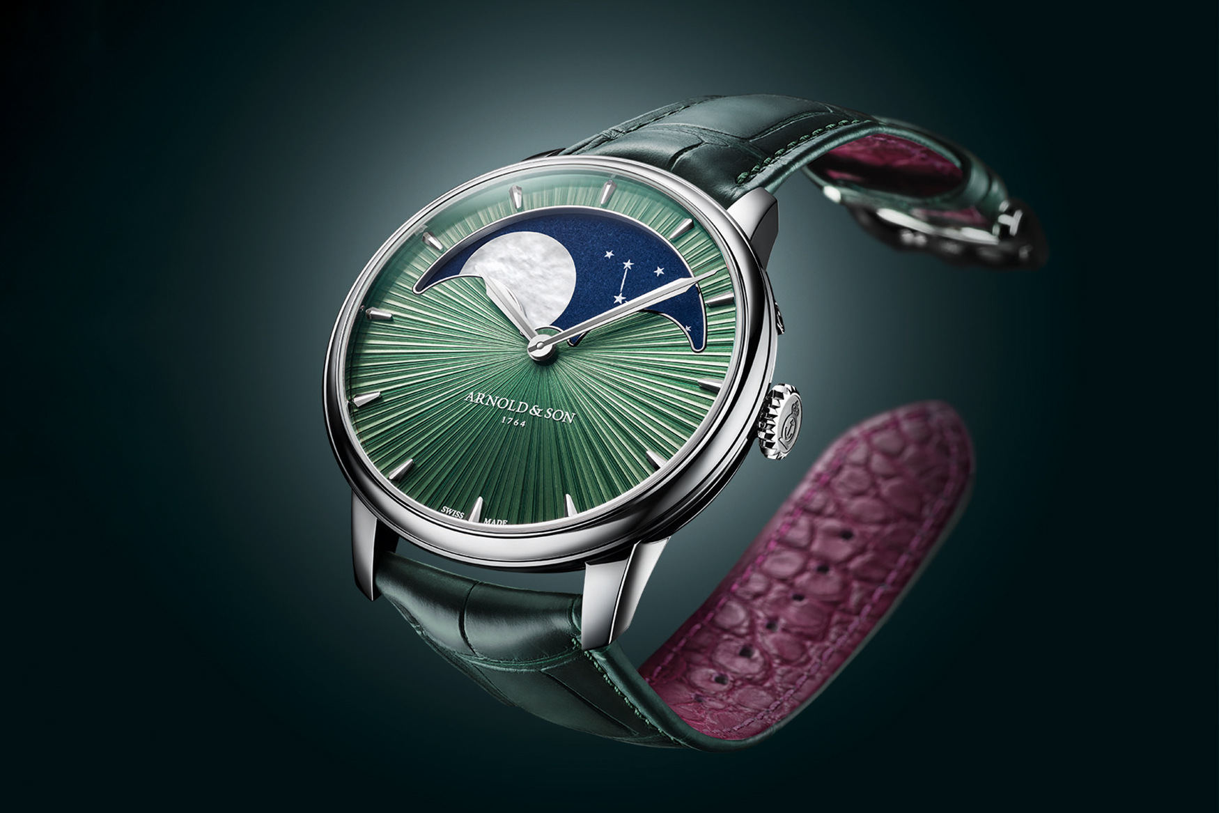 Arnold & Son Perpetual Moon Fern Green