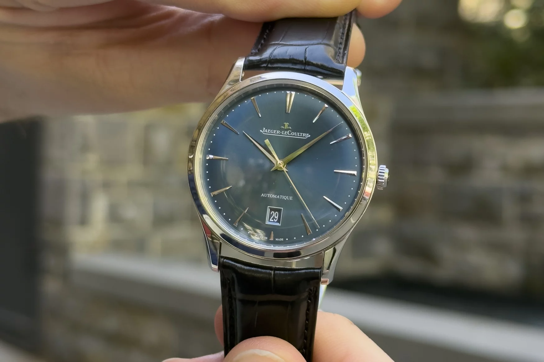 Jaeger LeCoultre Master Ultra Thin Date WHAT WE WORE