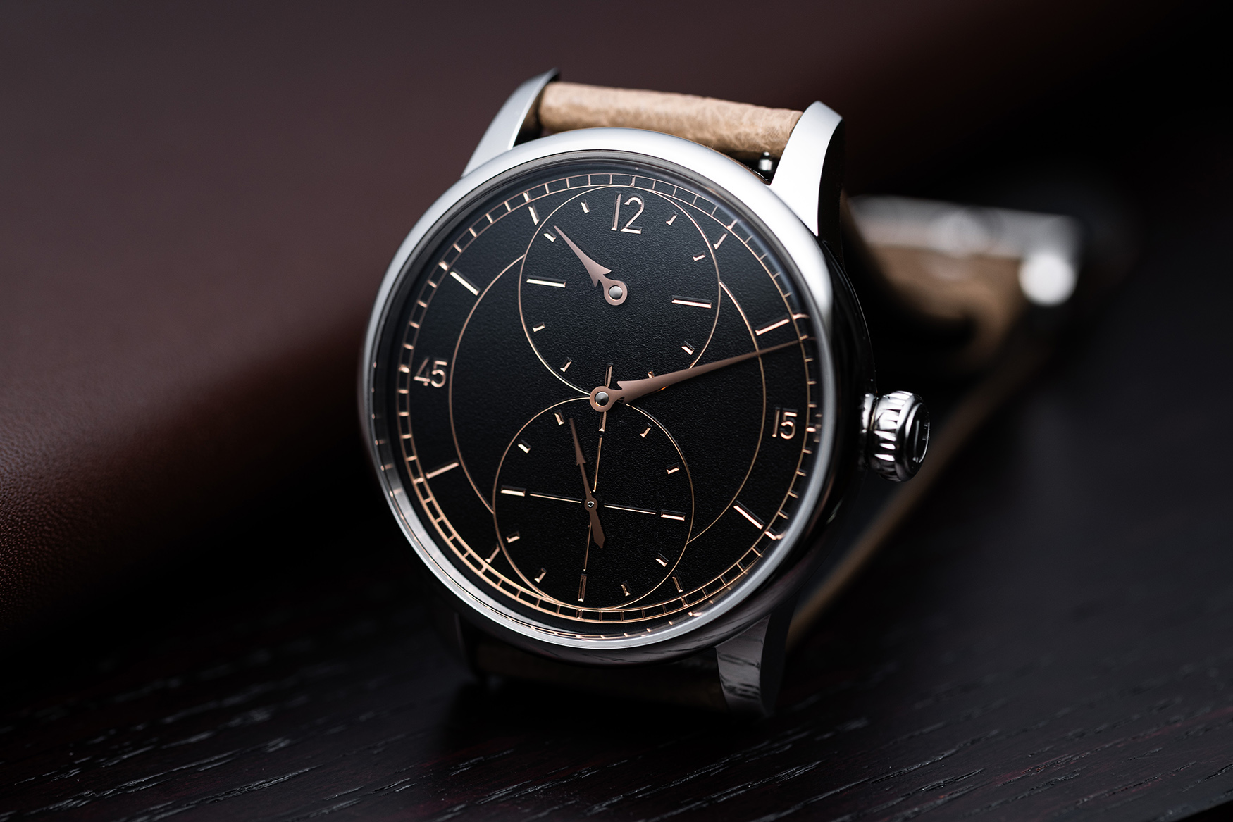 Louis Erard Regulator Grave Noir