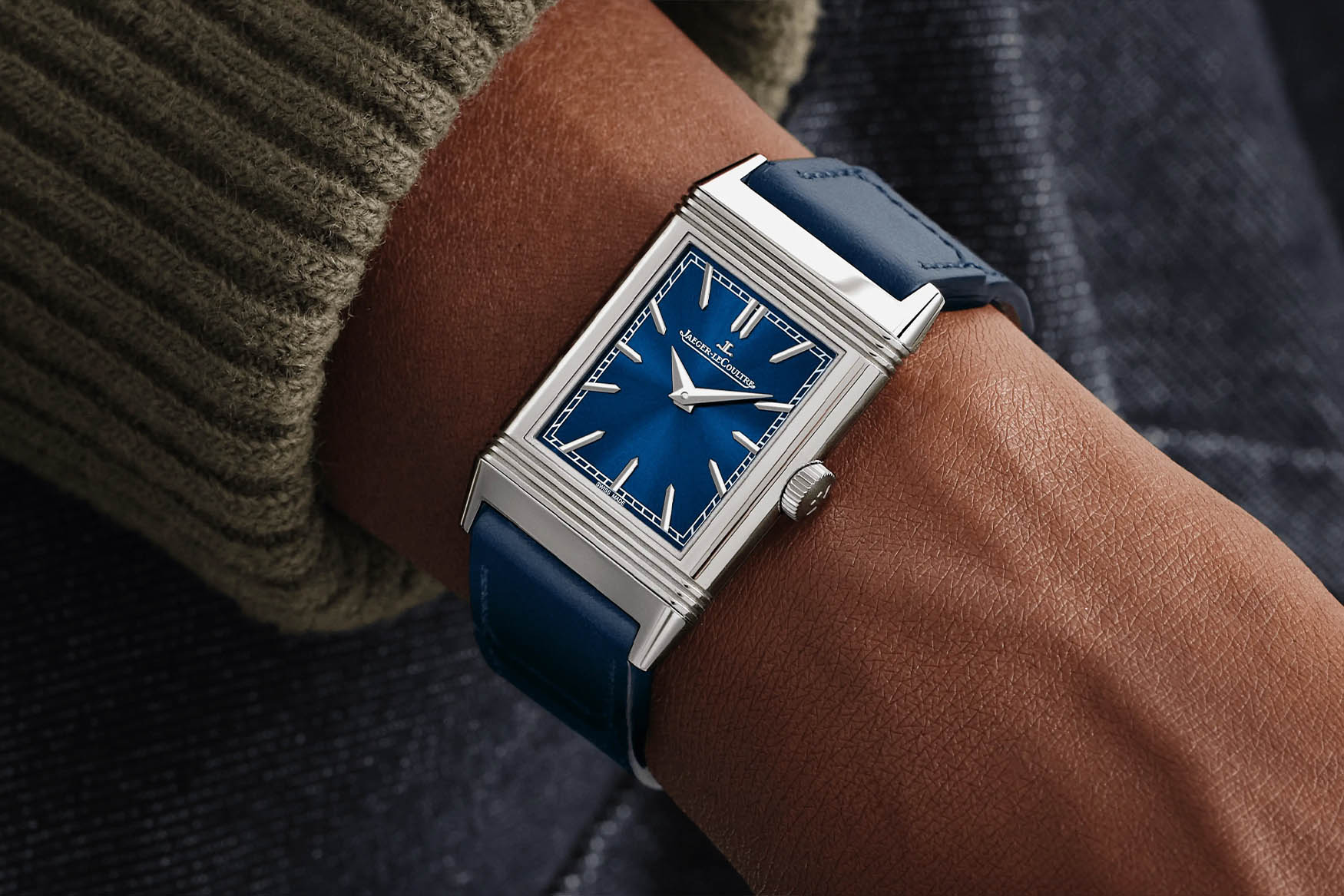 Jaeger-LeCoultre Reverso Tribute Monoface Blue