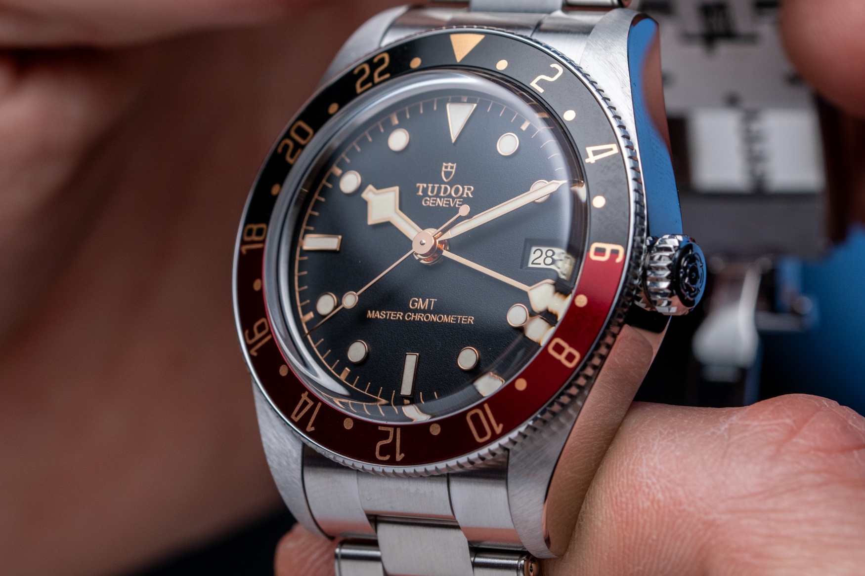 Tudor Black Bay 58 GMT closeup