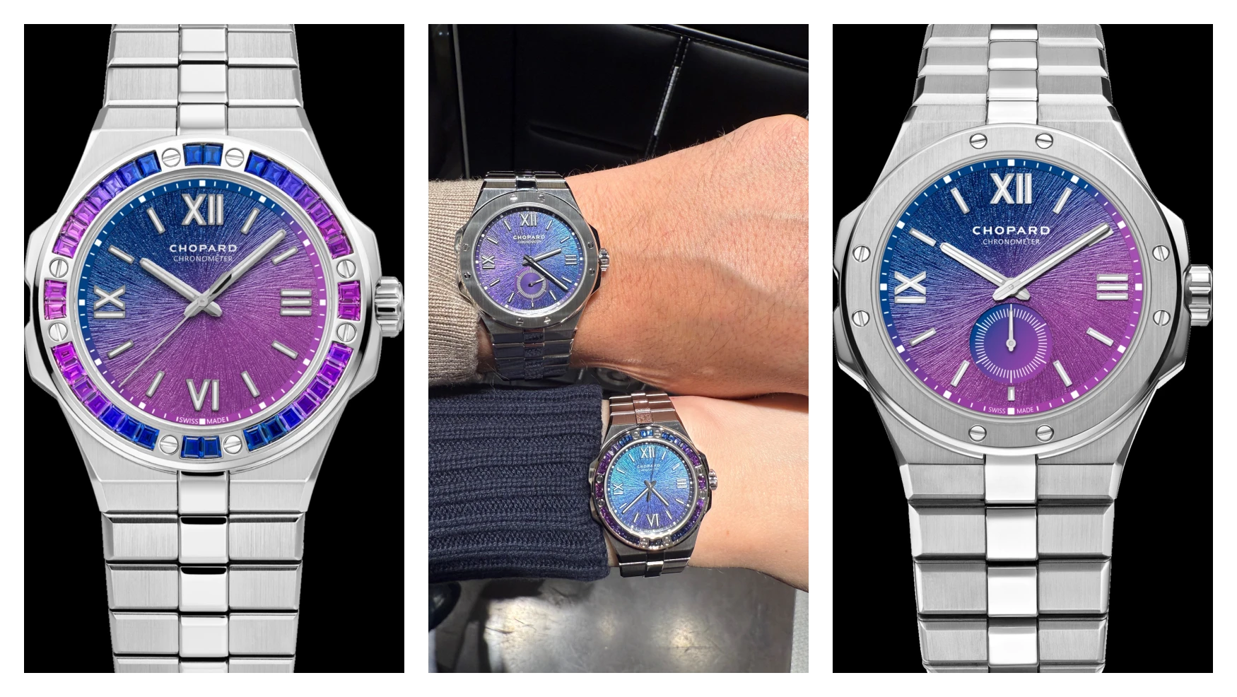 Chopard x Art in Time debut Alpine Eagle His & Hers Chameleon Set