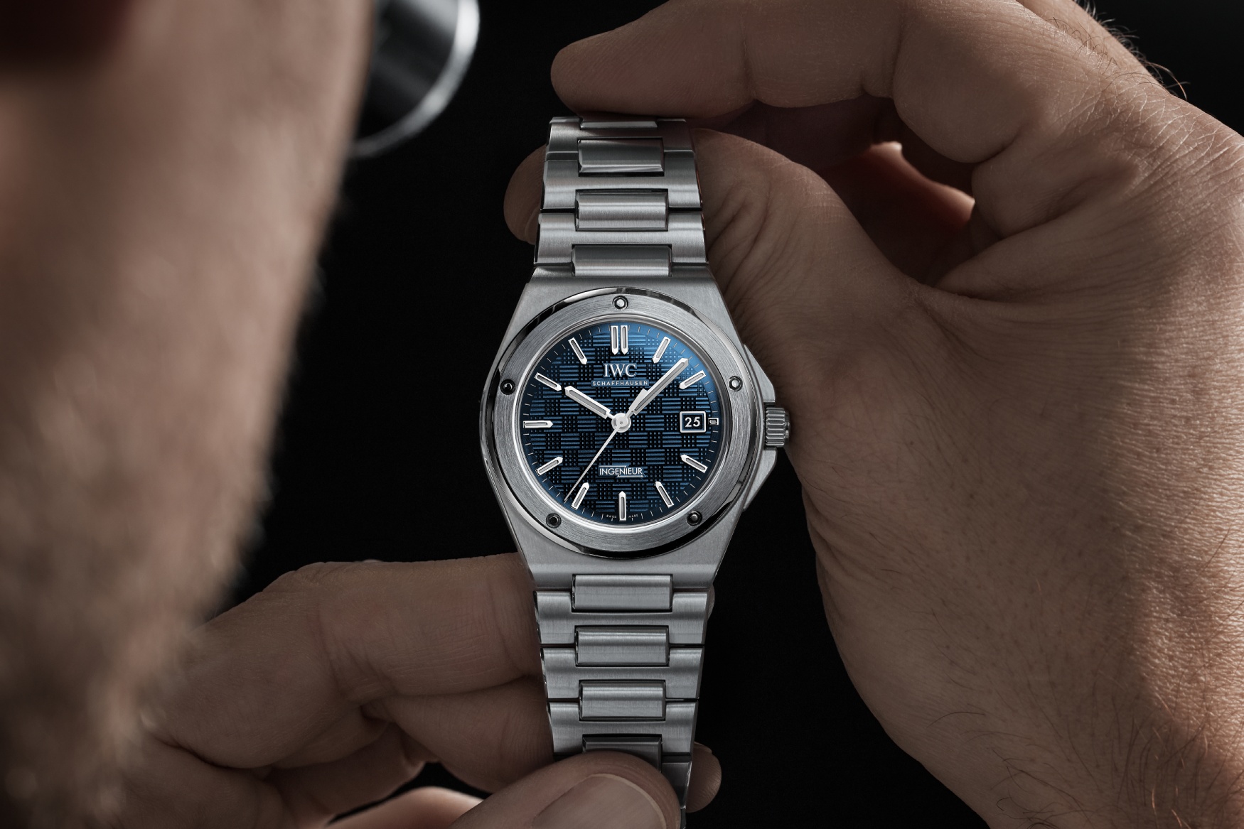 iwc ingenieur automatic 40 blue dial