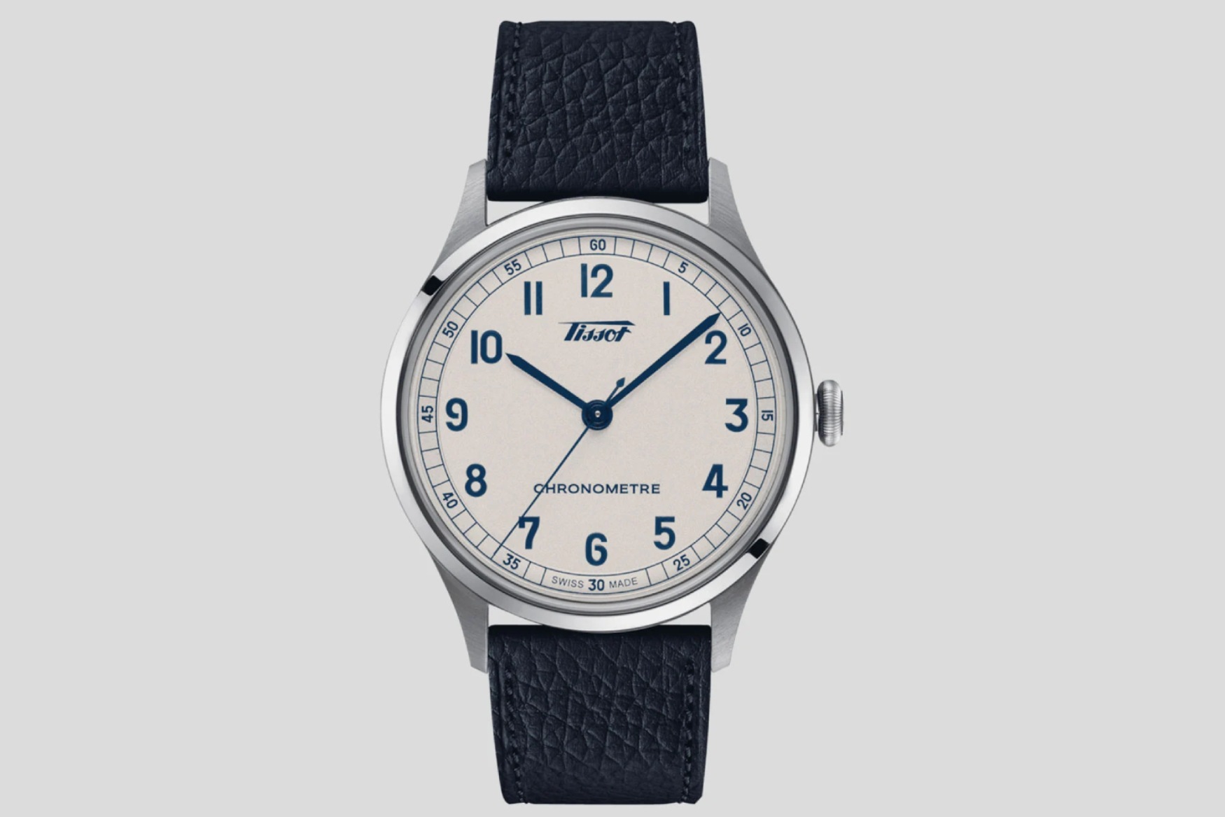 Tissot Heritage 1938 Automatic COSC Silver Dial Blue Leather