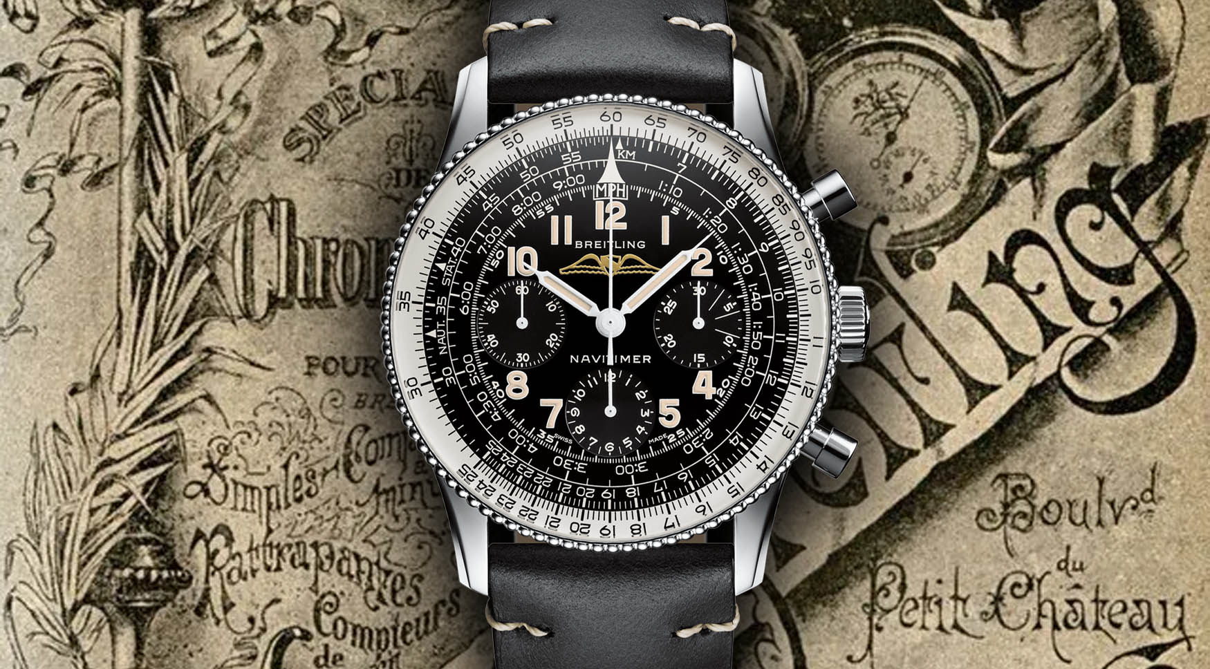 Breitling Navitimer Icons feature