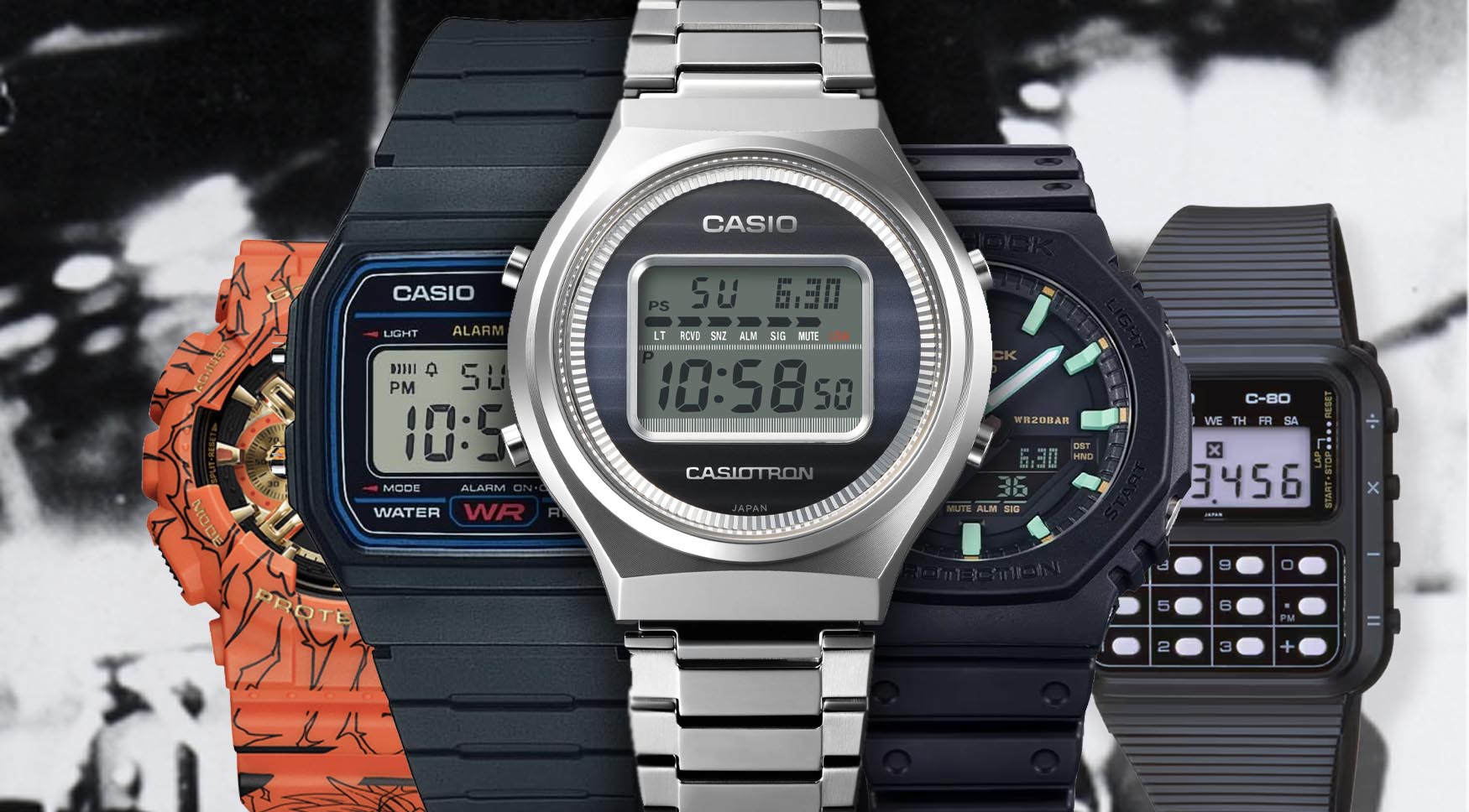 Casio history feature