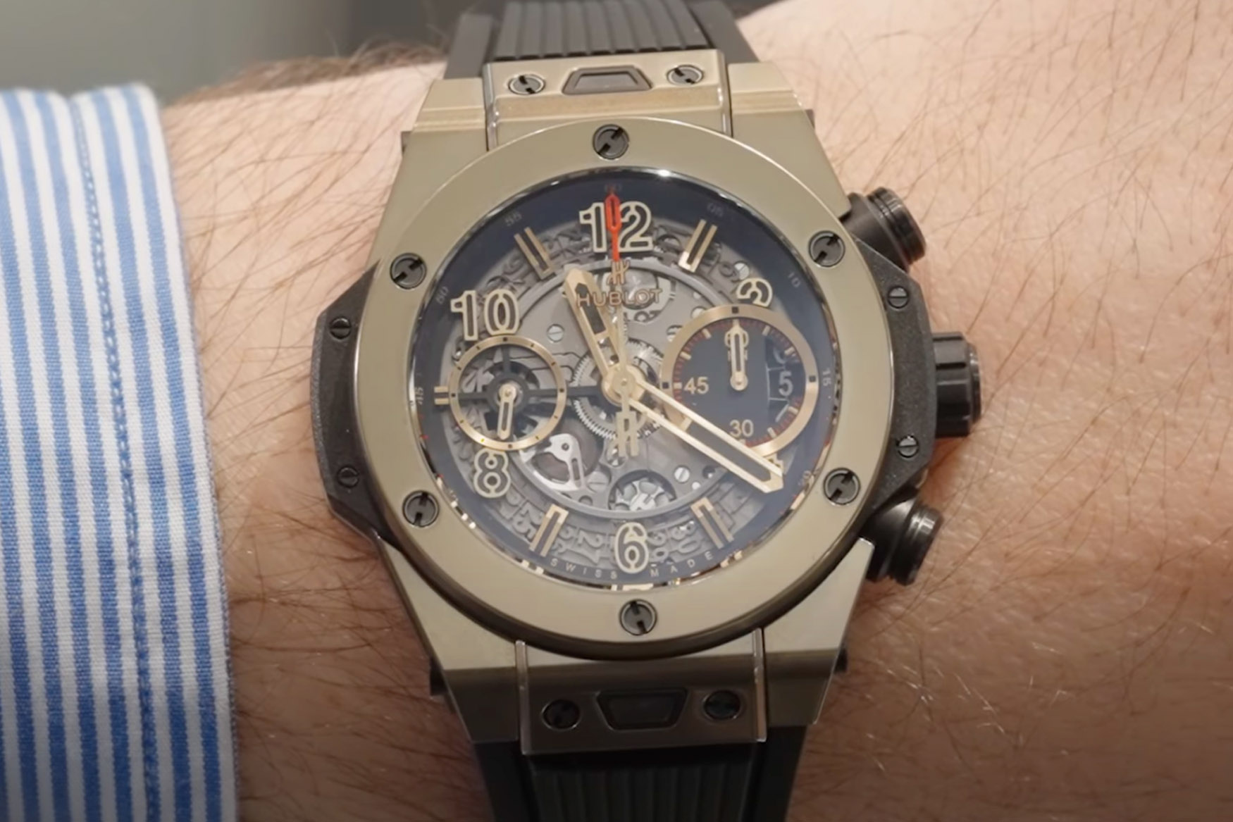 Hublot Big Bang Unico Full Magic Gold