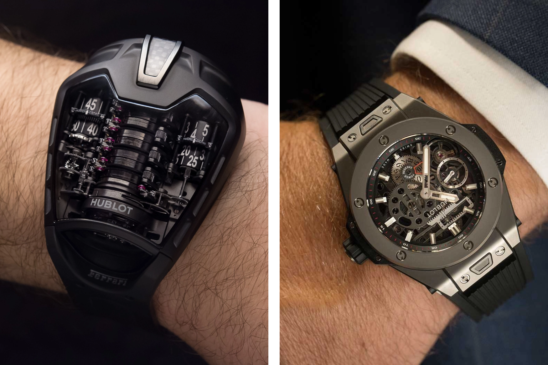 Hublot MP 05 LaFerrari + Big Bang Mecha 10 45mm