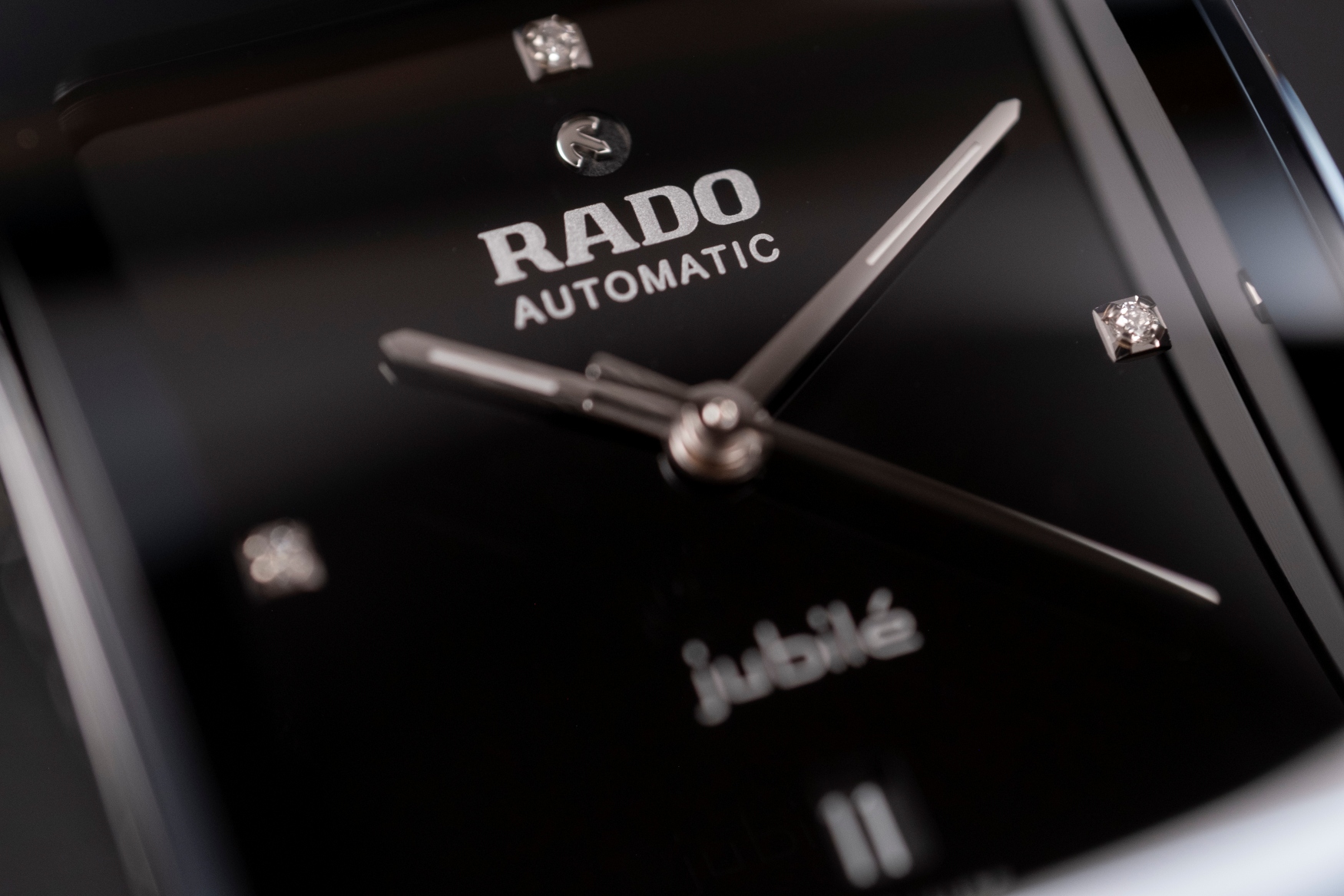 Close-up of the Rado Anatom dial