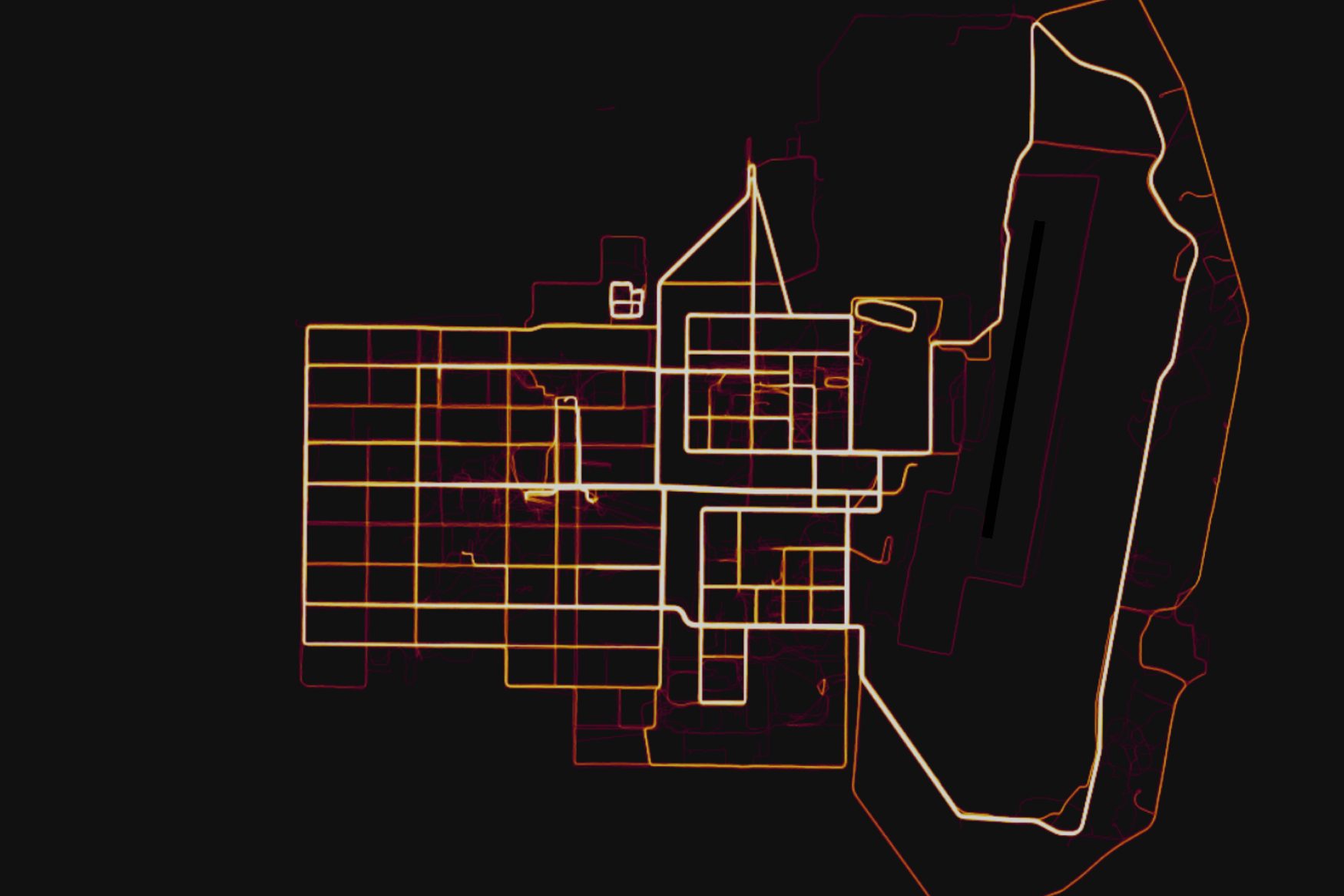 Strava Heatmap Afghanistan