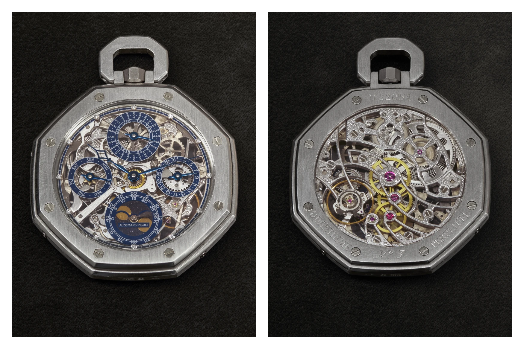 Audemars Piguet Royal Oak Pocket Watch Perpetual Calendar Skeleton (1992)