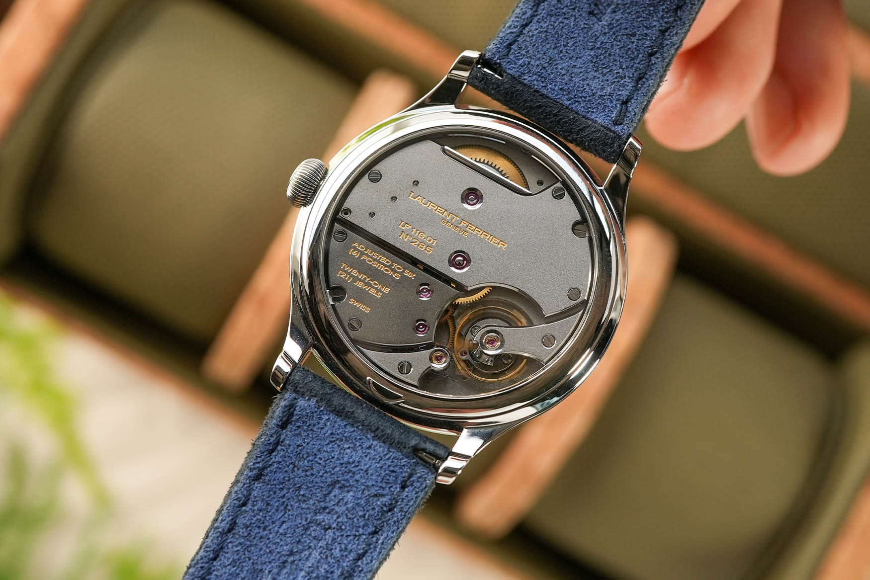 Laurent Ferrier Classic Origin Blue 3 Case Back