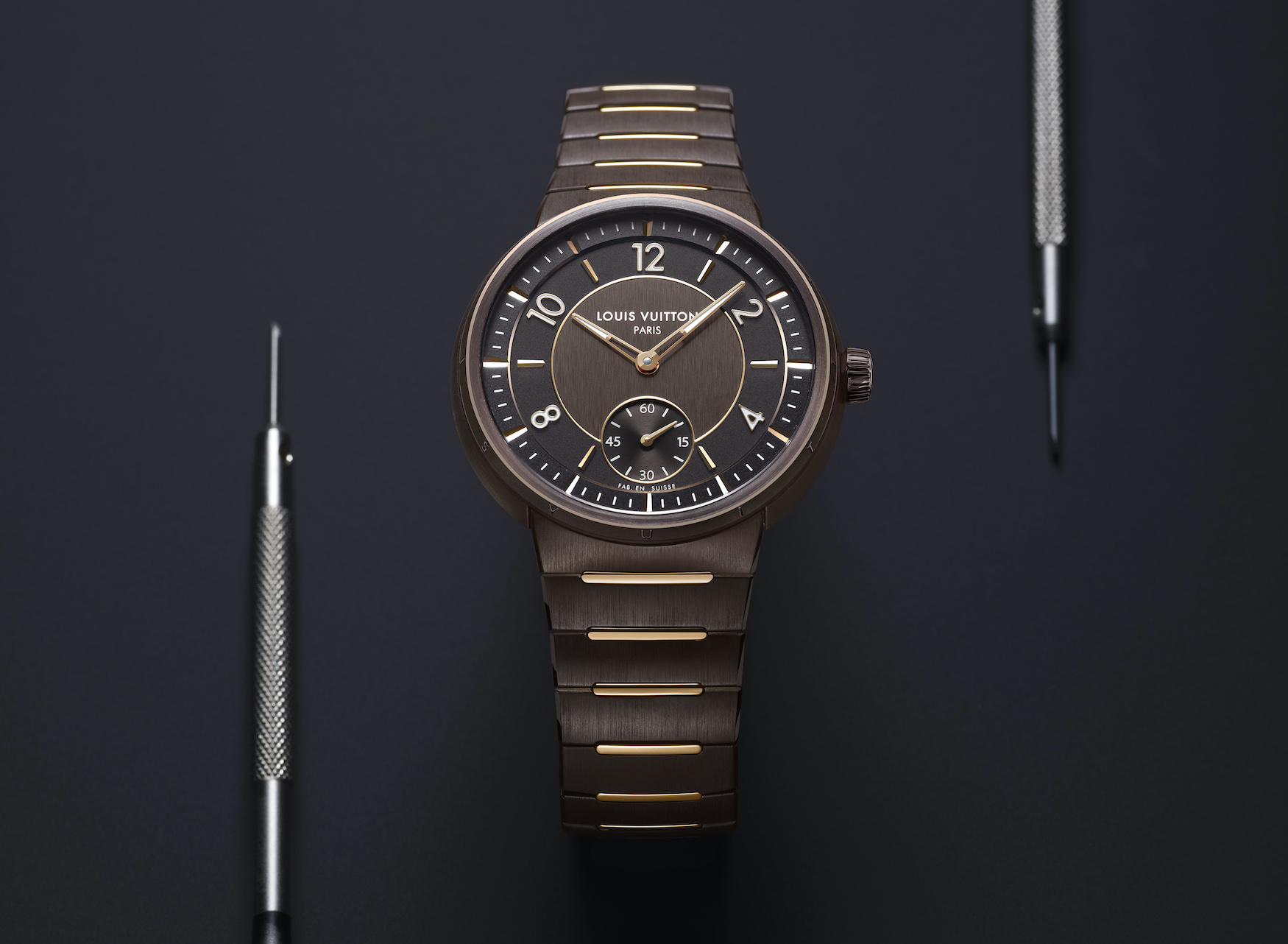 Louis Vuitton Tambour Brown Ceramic desk