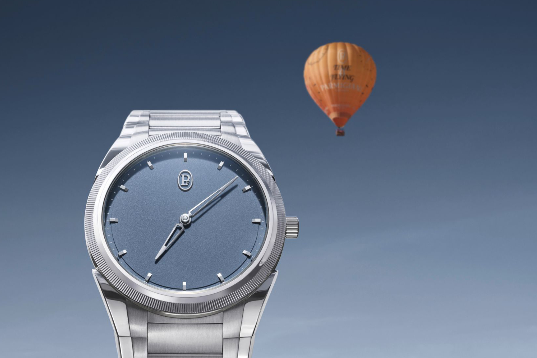 Parmigiani Fleurier Tonda PF Micro Rotor Platinum Stone Blue balloon