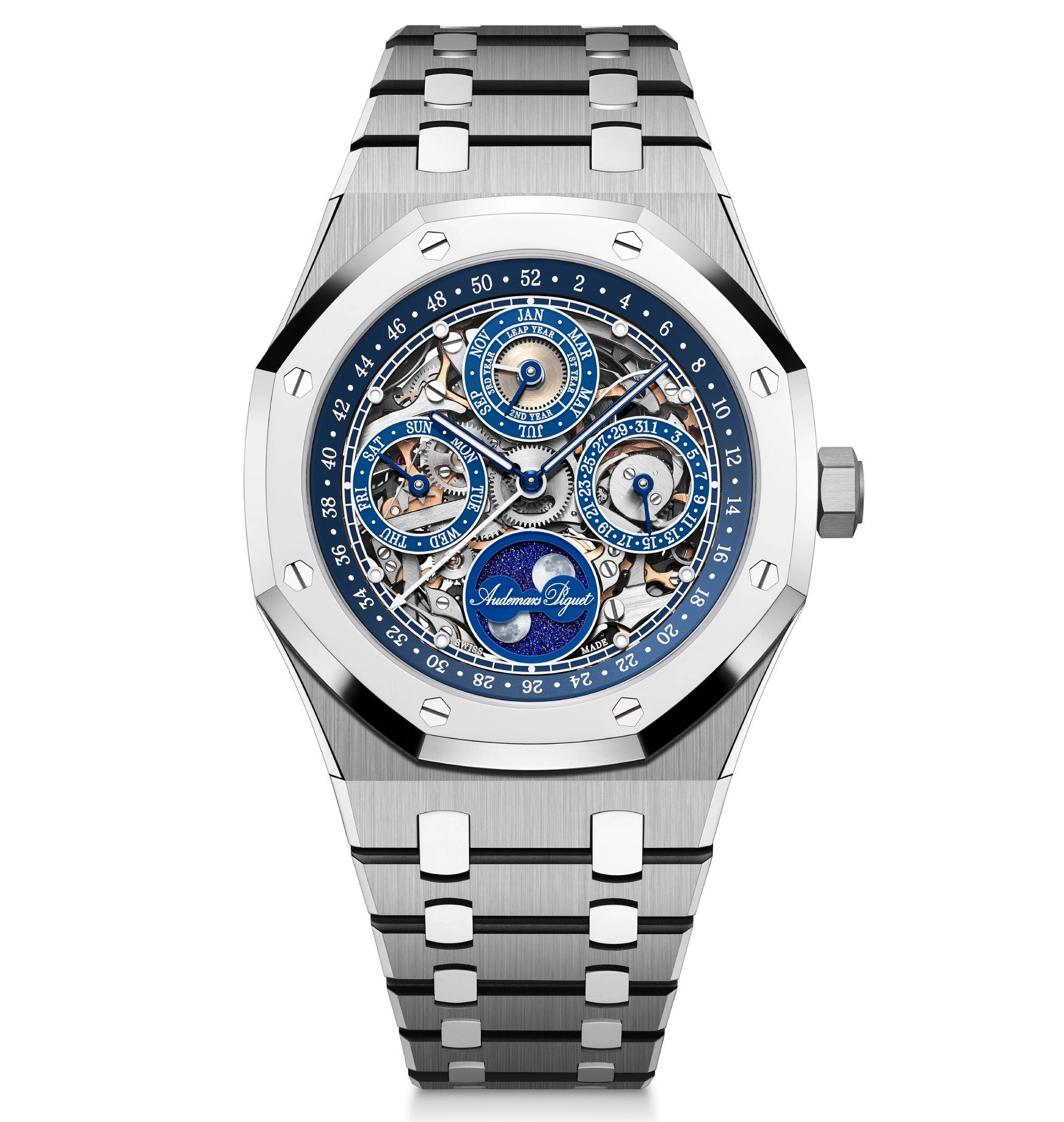 audemars piguet royal oak perpetual calendar 150th anniversary openworked 41mm soldier
