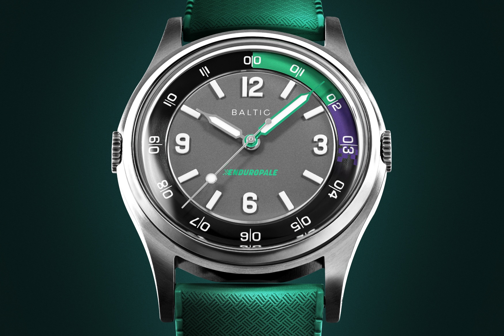 baltic hermetique dual time enduropale dial