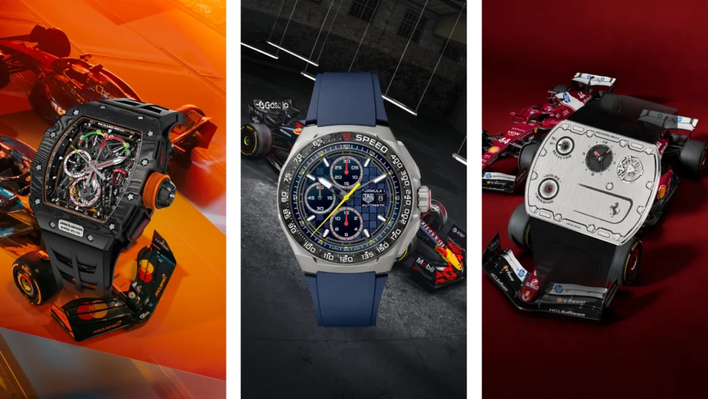 Look out for these watches and new liveries on the 2025 Formula 1 grid