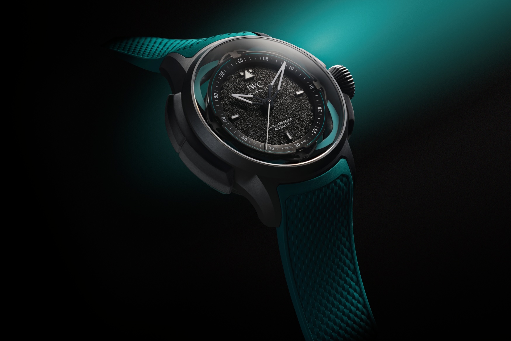 iwc big pilots watch shock absorber xpl toto wolff x mercedes amg petronas formula one team case profile