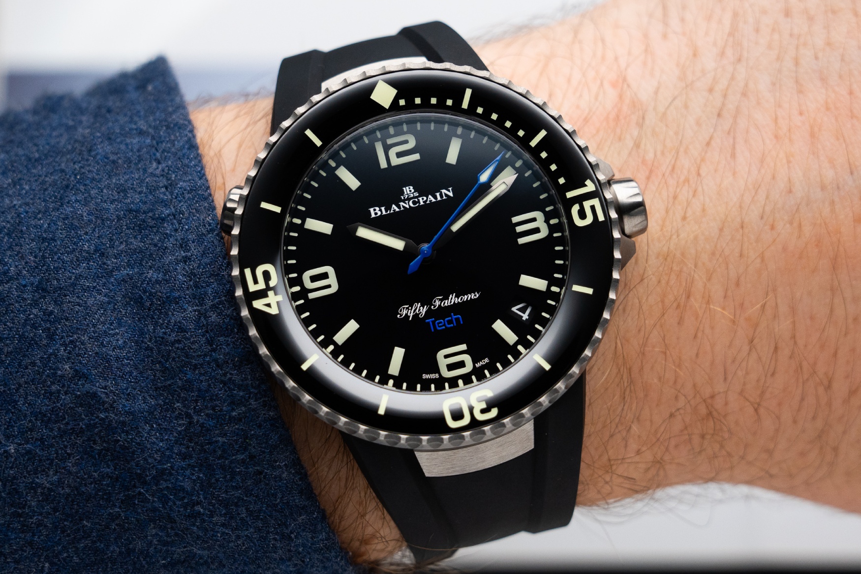 Blancpain Fifty Fathoms Tech Boc IV on Wrist