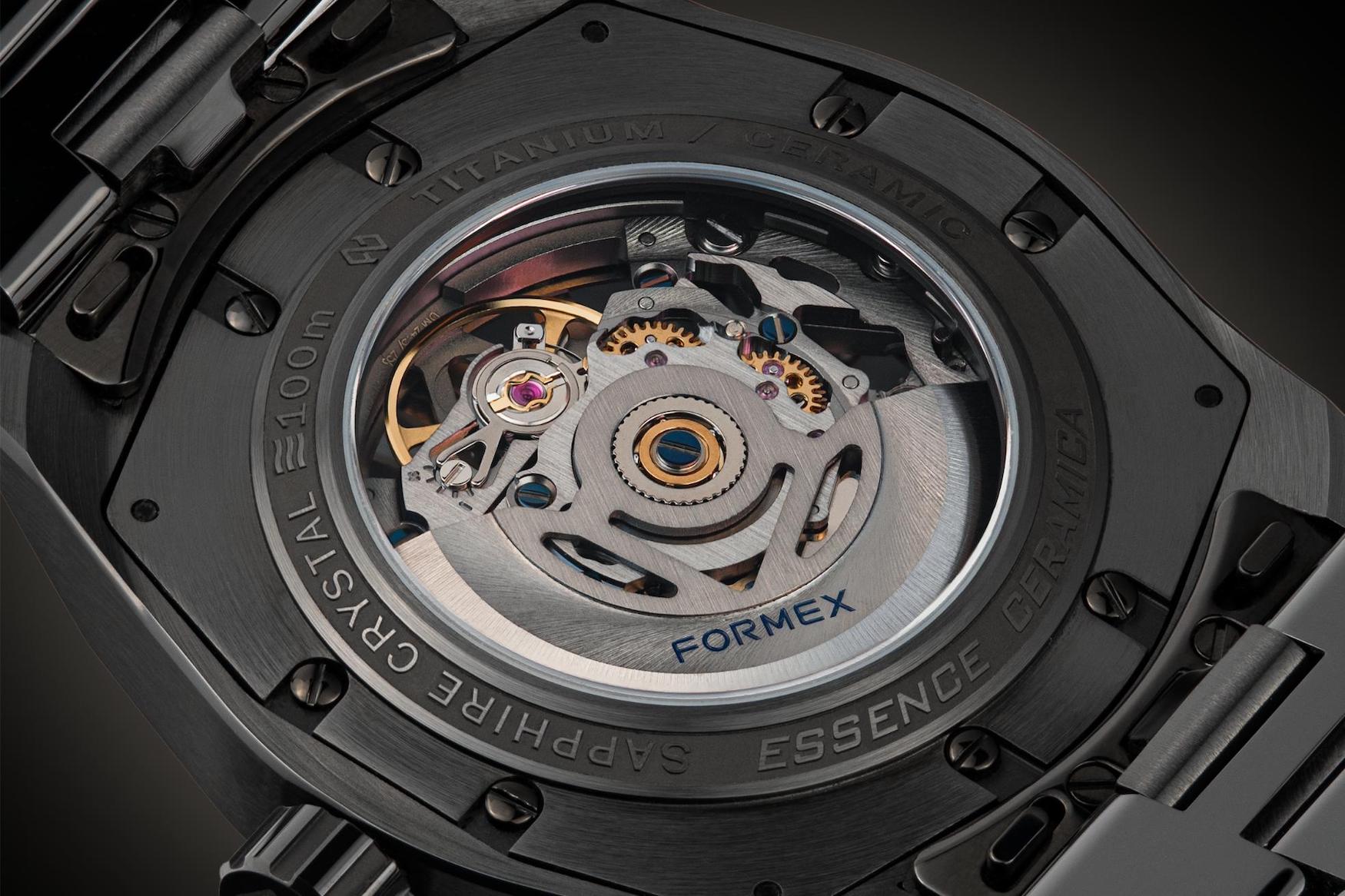 Formex Essence Ceramica Skeleton COSC 41 mm Case Back
