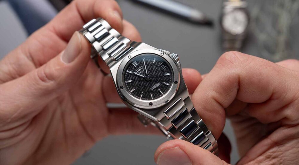 The IWC Ingenieur 35mm is an androgynous powerhouse