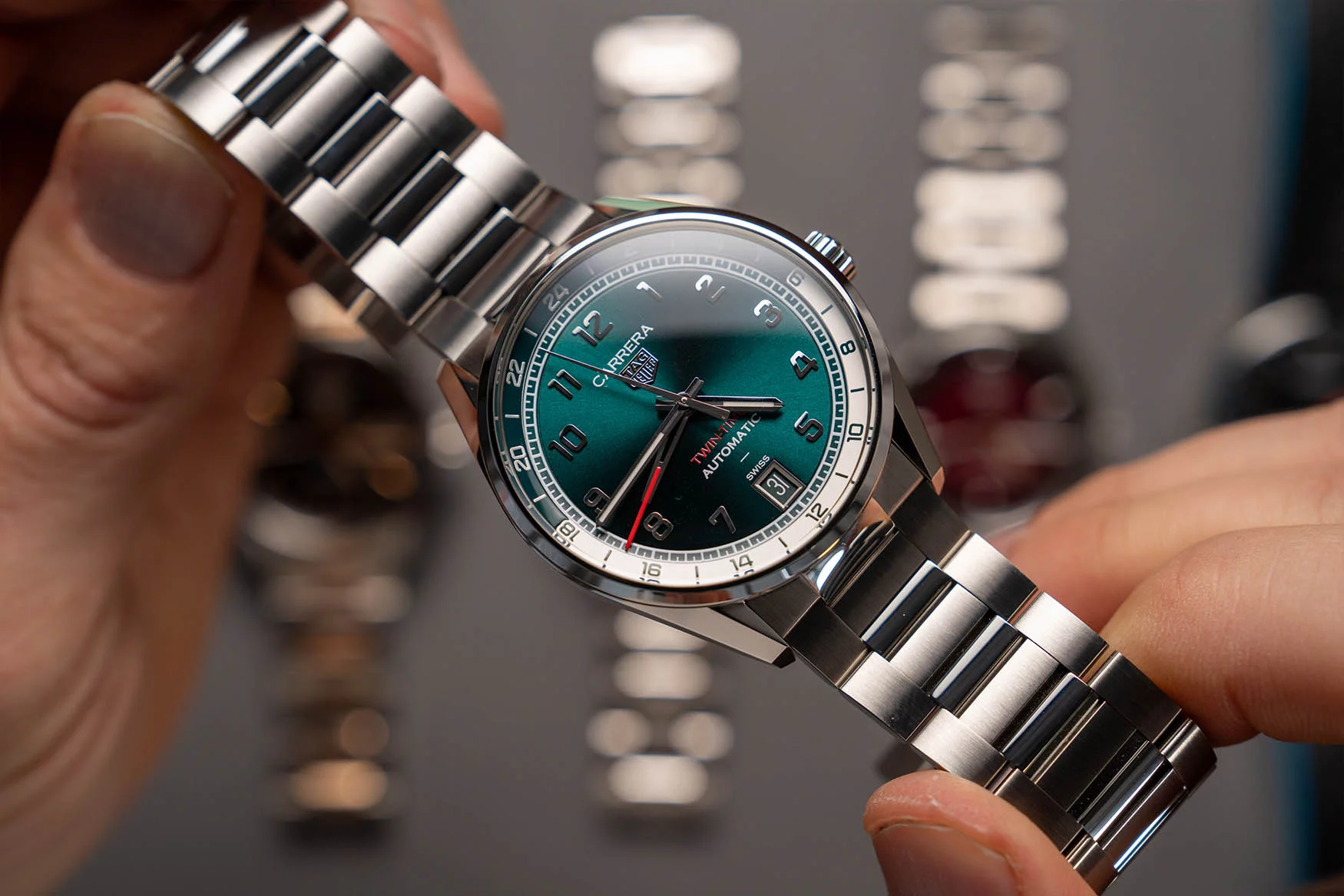 TAG Heuer Carrera Date Twin-Time (live pics) | INTRODUCING
